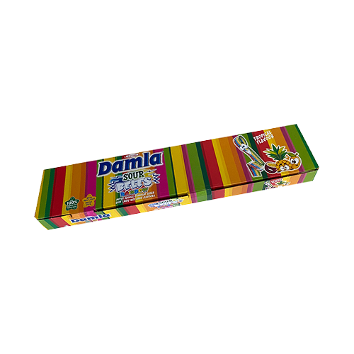 Bomboni Damla Sour Belts Rainbow Licorice 15 gr