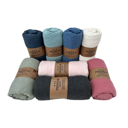 Čaršav sa lastikom Premium Jersey Rol Ass 200 - 200 x 220 cm - 35 cm Mix boje