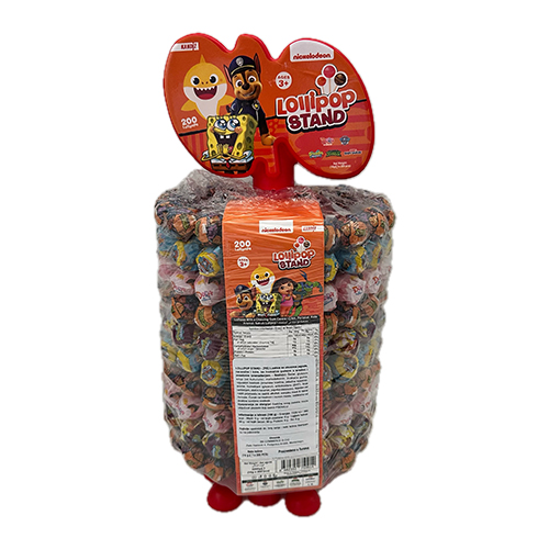 Lizalice Lollipop Stand Nickelodeon Jagoda - Narandža - Cola 16 gr - 200 kom