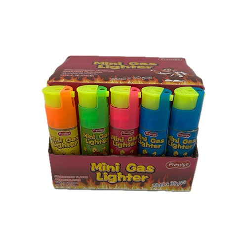 Slatkiš sprej Mini Gas Ligher - upaljač Jagoda - Narandža - Cola - Grožđe 20 ml