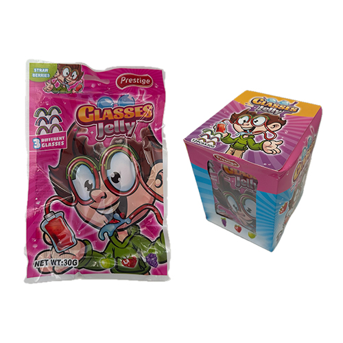 Slatkiš žele sok glasses Jelly + Igračka naočare 30 gr
