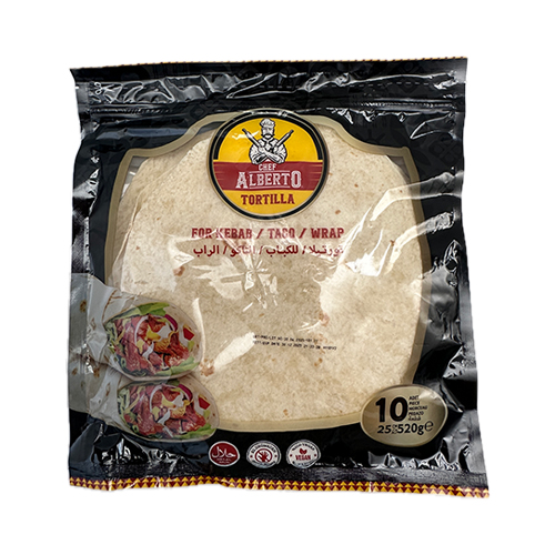 Tortilja Chef Alberto 25 cm - 10 kom 520 gr