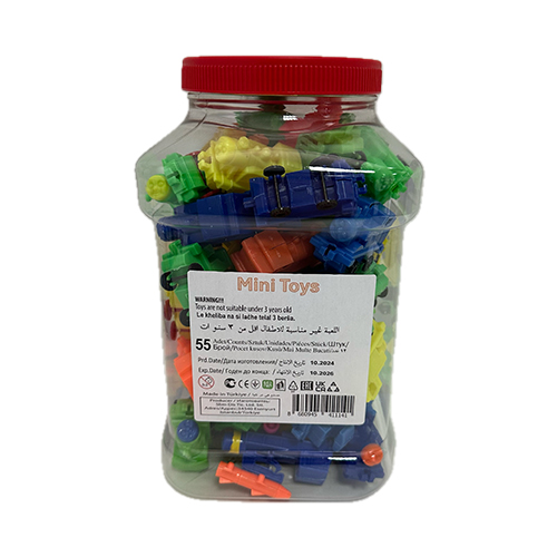 Igračke Mini toys vozići & kamioni pvc 55 kom x 6 TEG