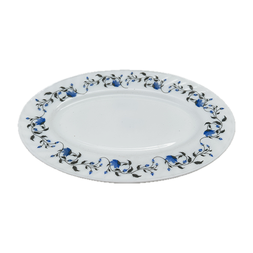 Oval Opella 25 x 17 cm - bijeli