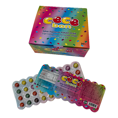Dražeje Cece Bon čokolada blister 22 gr