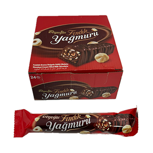Čokoladice Findik Yagmuru lješnik-mliječni krem 36 gr