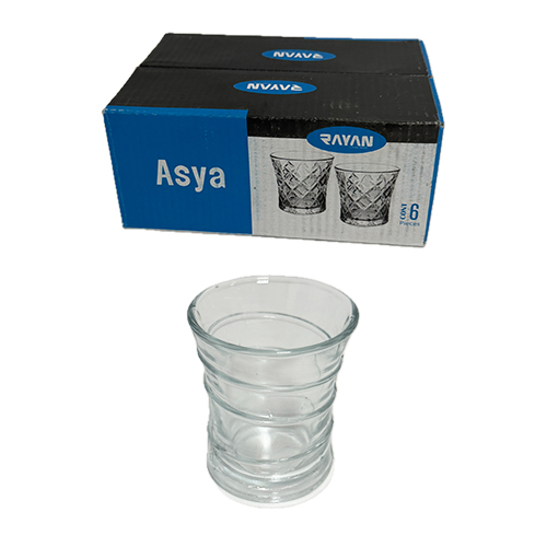 Čaše rakijske staklene Rayan Asya 6 kom