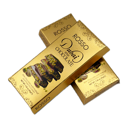 Čokolada Rosso Dubai Style Choco Milk kadaif - pistaći krem 95 gr