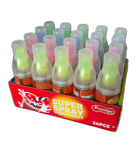 Slatkiš u spreju Super liquid narandža - limun - cola - grožđe 50 ml