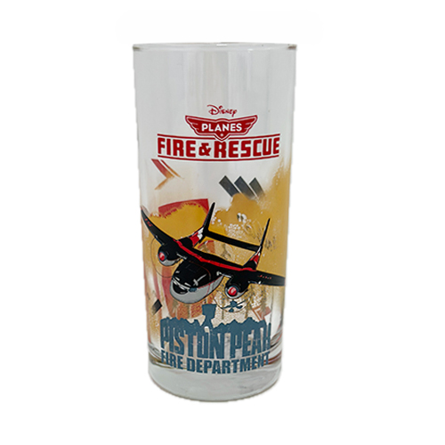 Čaša staklena Disney Planes Classico - Piston Peah Fire Department 27 cl