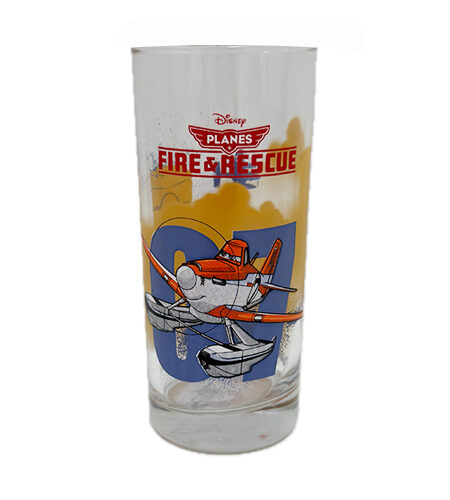 Čaša staklena Disney Planes Classico - Pistone Peak Ranger & Dusty 27 cl