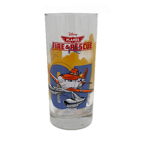 Čaša staklena Disney Planes Classico - Pistone Peak Ranger & Dusty 27 cl