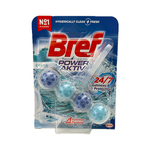 Osvježivač za wc šolju Bref Power Aktiv okean - 50 gr