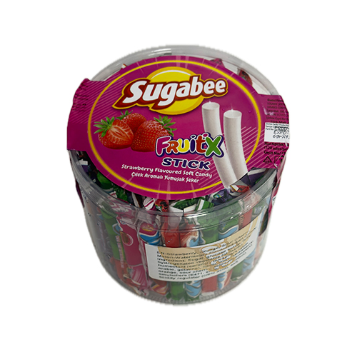 Bomboni Sugabee Fruit štapići jagoda + voćni mix 6 gr