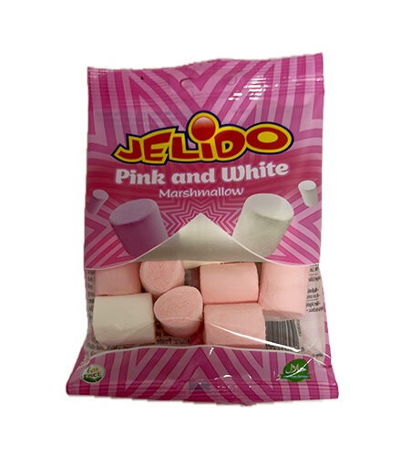 Bomboni Jelido pink & white marshmallow pjenasti 20 gr