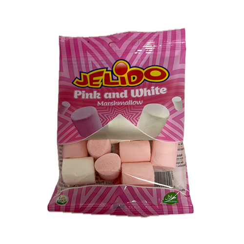Bomboni Jelido pink & white marshmallow pjenasti 20 gr