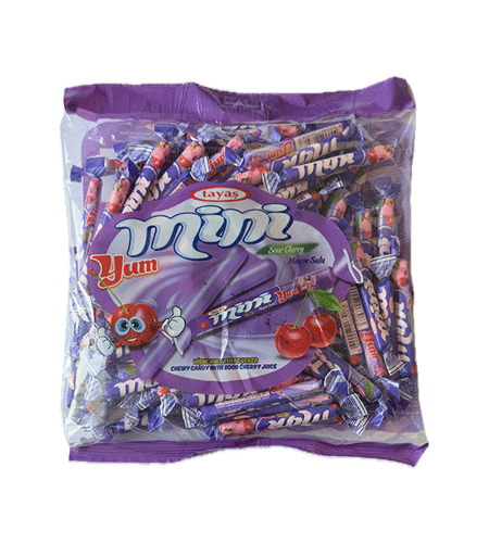 Bomboni Mini Yum štapići višnja - 700 gr x 12 KES