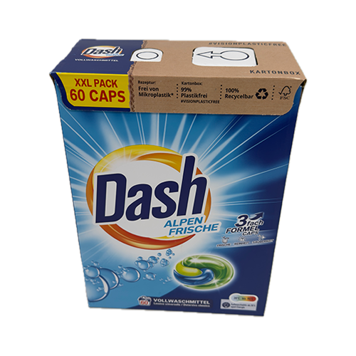Deterdžent Dash 3u1 kapsule Alpen Frische 60 kom - XXL