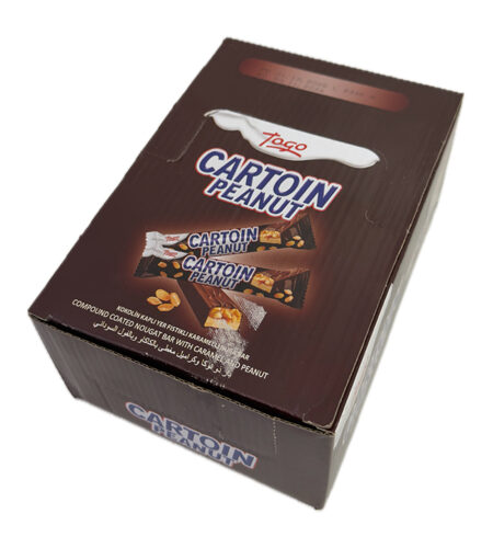 Čokoladice Togo nougat bar kikiriki - karamel 25 gr - 24 kom x 6 KUT