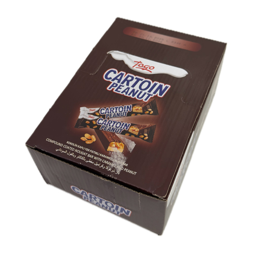 Čokoladice Togo nougat bar kikiriki - karamel 25 gr - 24 kom x 6 KUT