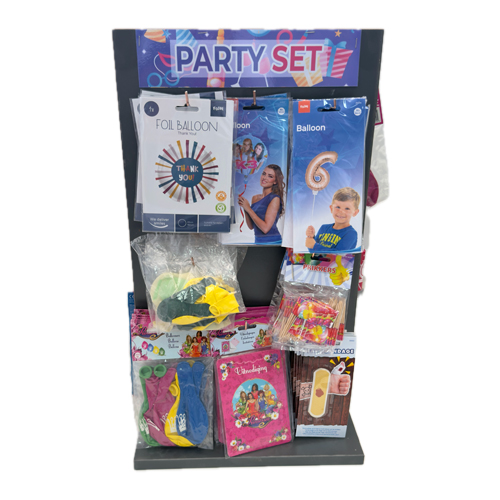 Party set štand - mix artikli 100 kom