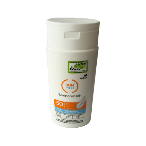 Mlijeko za sunčanje Sun Med 50 SPF UVA Vegan 200 ml