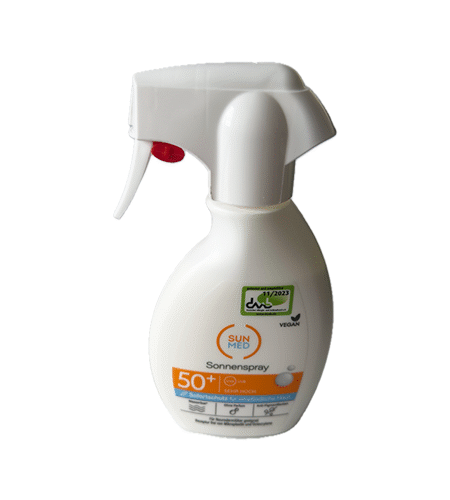 Mlijeko za sunčanje u spreju Sun Med 50+ SPF UVA Vegan 220 ml