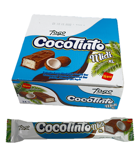 Čokoladice Togo Cocotinto midi XL kokos bar 22 gr
