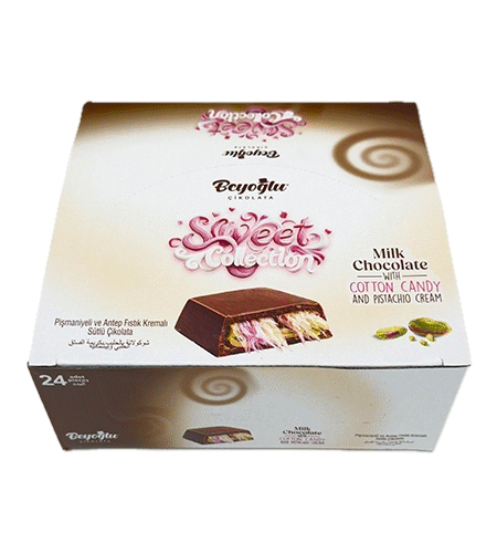 Čokoladice Dubaco Sweet pamuk mliječna + pistaći krem 30 gr