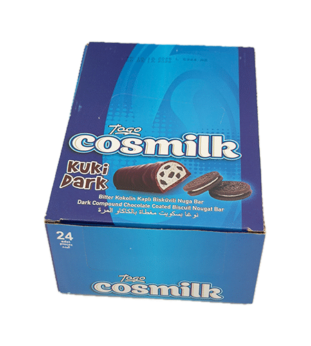 Čokoladice - biskvit Togo Cosmilk bitter crna Kuki dark 25 gr