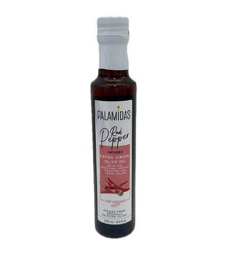 Maslinovo ulje ekstra djevičansko Palamidas sa crvenom paprikom 250 ml