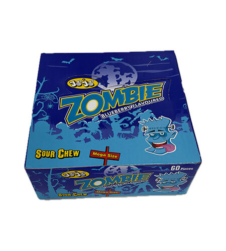 Bomboni gumeni Zombie kisjela traka Borovnica 20 gr