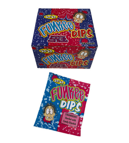 Slatkiš Funkee Dips štapić + prah Jagoda 15 gr