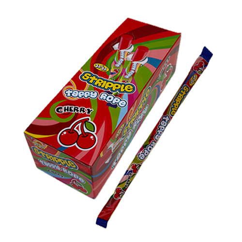 Slatkiš Stripple Taffy Rope Višnja 25 gr - 60/1 x 25 kom
