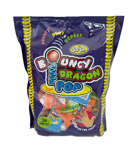 Lizalica Bouncy Dragon Pop igračka prsti mix voćni 8 gr
