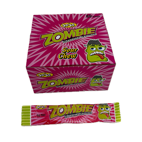 Slatkiš Zombie Sour trake kisjele Jagoda 9 gr
