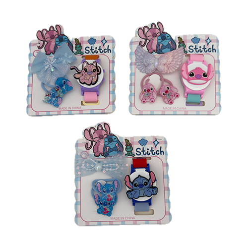 Igračka Stitch Set: Sat + 2 dodatka - ukrasa 3VR