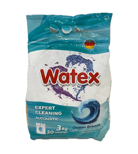 Deterdžent Watex Powder Expert 3 kg Okean povjetarac kolor-bijelo