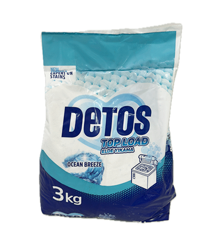 Deterdžent Detos Powder Top load kolor-bijelo Okean povjetarac 3 kg