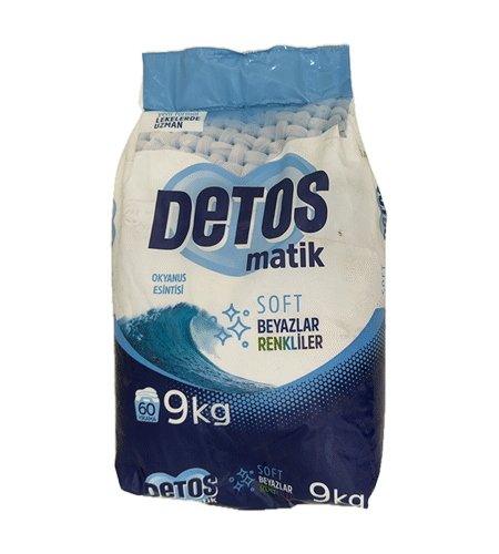 Deterdžent Detos Powder Soft Matic kolor-bijelo Okean povjetarac 9 kg