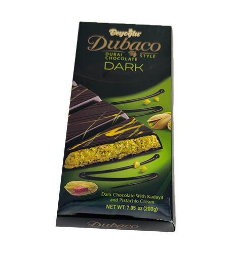 Čokolade Dubaco Dubai Style Dark kadaif + pistaći 200 gr