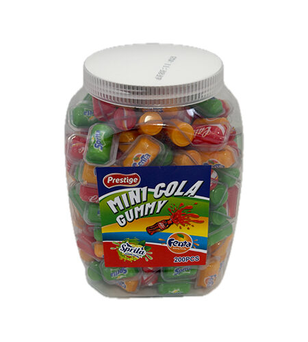 Bomboni gumeni Mini Fanta + Sprajt Gummy 2 gr - 200 kom