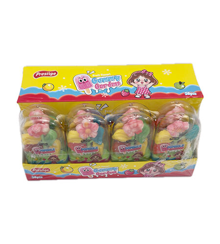 Lizalica gumena Gummy Garden - vrt mix voćni 12 gr - 20 kom