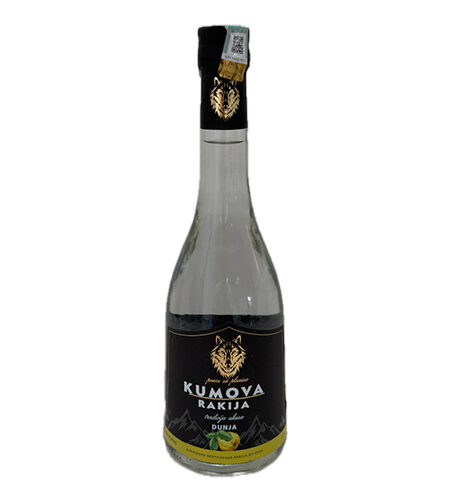 Kumova rakija dunja 700 ml - 37.5 Alc. Vol.