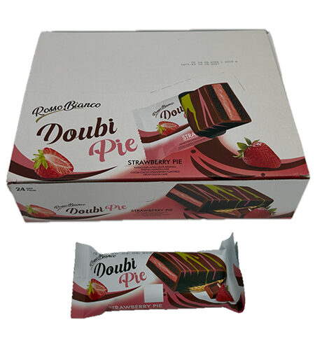 Biskvit Rosso Bianco Doubi Pie jagoda krem 40 gr