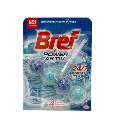 Osvježivač za wc šolju Bref Block Power Aktiv 24/7 Okean 1 kom 50 gr