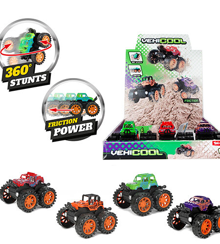 Kamion monster vehicool stunt 360 - frikcioni pogon, 4 varijante (12 kom displej)
