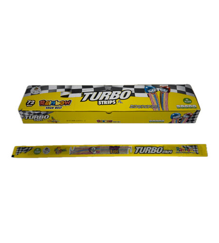 Slatkiš trake Turbo Strips Rainbow - duga soft Mix voćni 15 gr