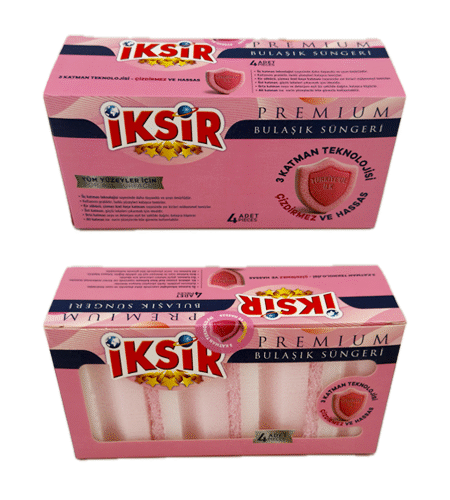 Sunđer Iksir Premium troslojni za pranje posuđa 4 kom/set